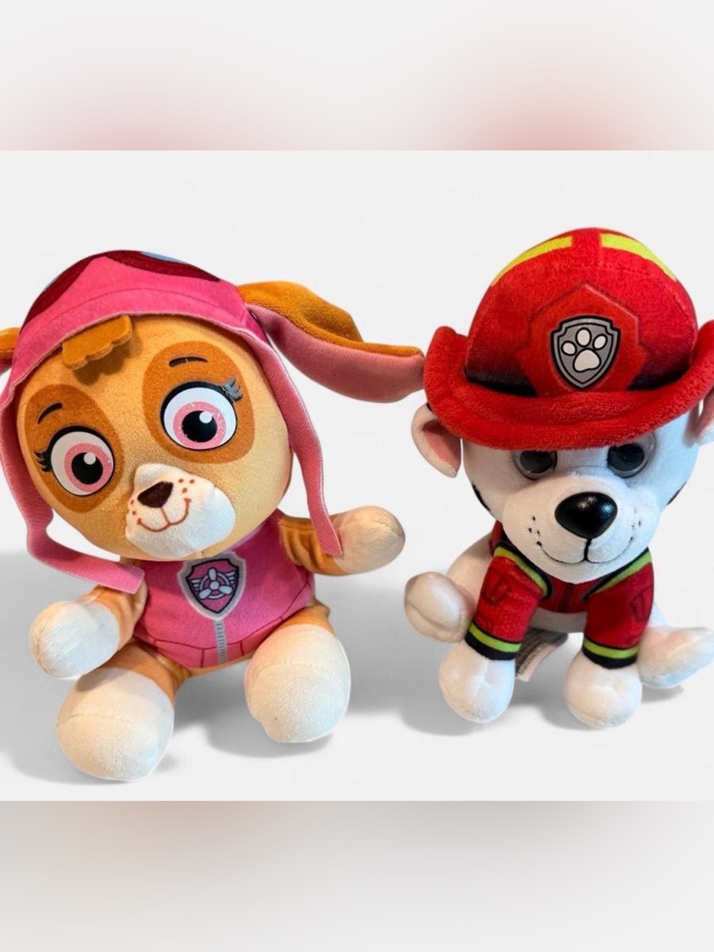 Paw Patrol Plush Duo Skye Pink & Marshall Red